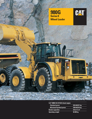 व्हील लोडर Caterpillar 980 G II