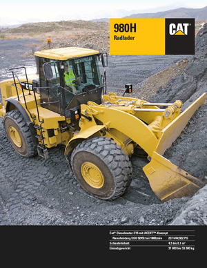 व्हील लोडर Caterpillar 980H