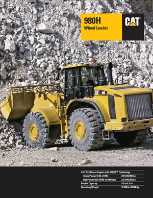 व्हील लोडर Caterpillar 980H