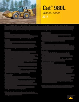 व्हील लोडर Caterpillar 980L
