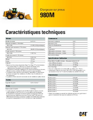 व्हील लोडर Caterpillar 980M