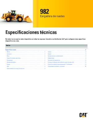 व्हील लोडर Caterpillar 982