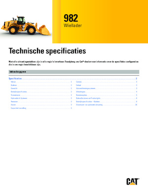 व्हील लोडर Caterpillar 982