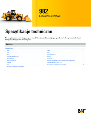 व्हील लोडर Caterpillar 982