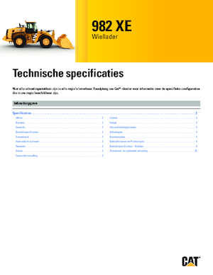 व्हील लोडर Caterpillar 982 XE
