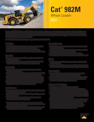 व्हील लोडर Caterpillar 982M