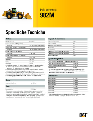 व्हील लोडर Caterpillar 982M