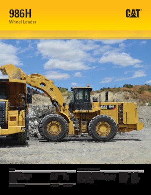 व्हील लोडर Caterpillar 986H