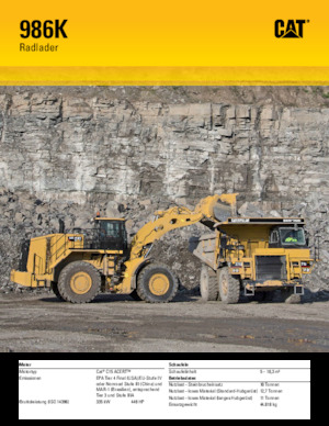 व्हील लोडर Caterpillar 986K