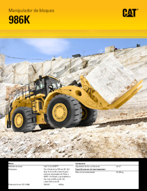 व्हील लोडर Caterpillar 986K