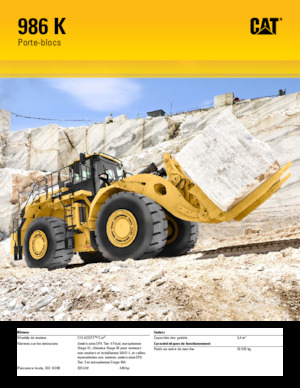 व्हील लोडर Caterpillar 986K