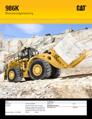 व्हील लोडर Caterpillar 986K