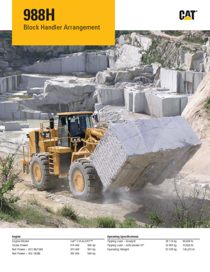 व्हील लोडर Caterpillar 988H