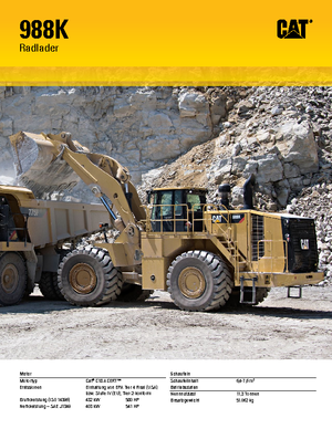 व्हील लोडर Caterpillar 988K