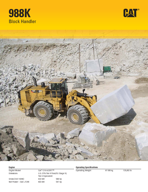 व्हील लोडर Caterpillar 988K