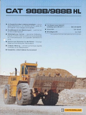 व्हील लोडर Caterpillar 988B
