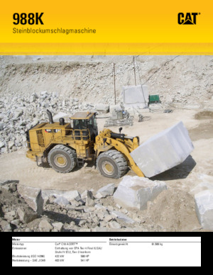 व्हील लोडर Caterpillar 988K