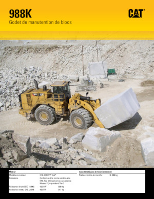 व्हील लोडर Caterpillar 988K