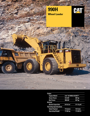 व्हील लोडर Caterpillar 990H