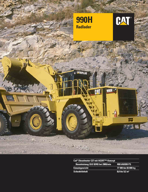 व्हील लोडर Caterpillar 990H