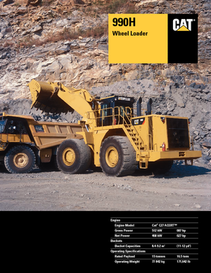 व्हील लोडर Caterpillar 990H