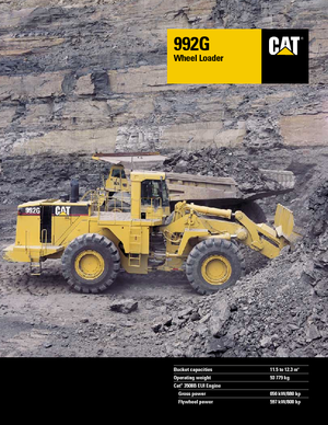 व्हील लोडर Caterpillar 992 G