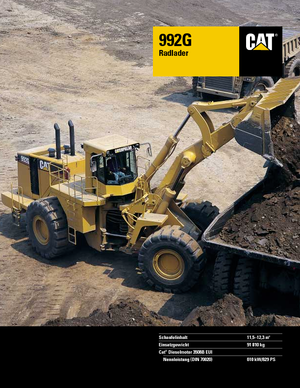 व्हील लोडर Caterpillar 992 G