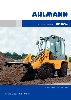व्हील लोडर Ahlmann AF 60 e