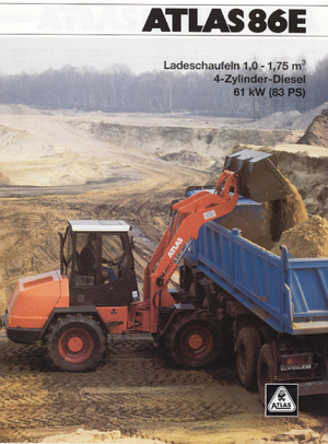 व्हील लोडर Atlas AR 86 E