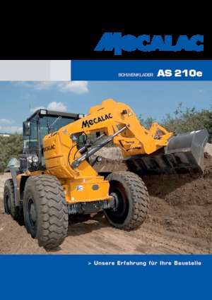 व्हील लोडर Mecalac AS210e