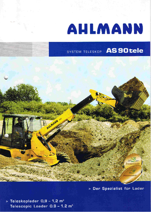 व्हील लोडर Ahlmann AS 90 tele