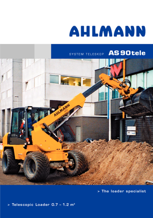 व्हील लोडर Ahlmann AS 90 tele