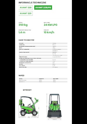 व्हील लोडर Avant Tecno Avant 225 LPG