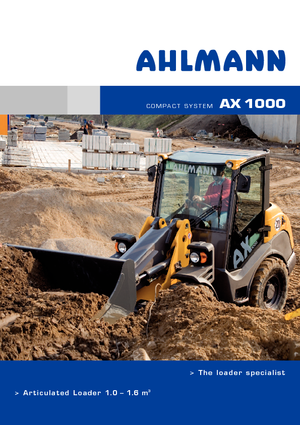 व्हील लोडर Ahlmann AX 1000