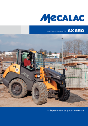 व्हील लोडर Mecalac AX 850