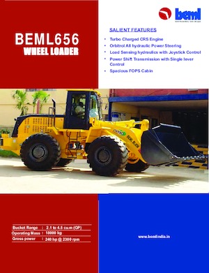 व्हील लोडर Beml BEML656
