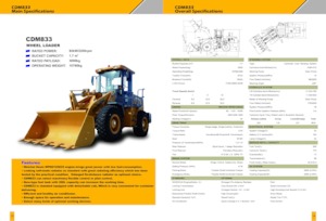 व्हील लोडर Lonking CDM833