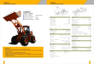 व्हील लोडर Lonking CDM853