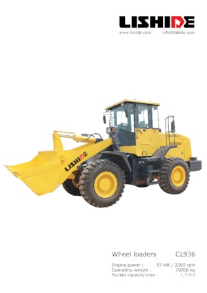 व्हील लोडर Lishide CL936-2