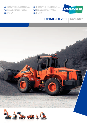 व्हील लोडर Doosan DL 200