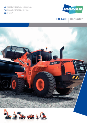 व्हील लोडर Doosan DL420-3