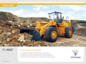 व्हील लोडर Foton Lovol FL966F-II