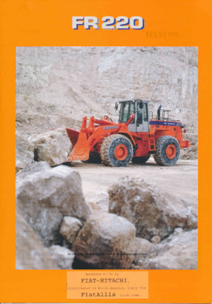 व्हील लोडर Fiat-Hitachi FR 220