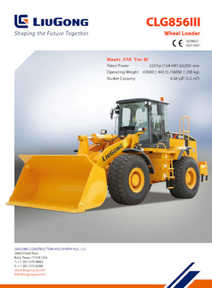 व्हील लोडर Liugong GLC856 III 