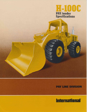 व्हील लोडर International Harvester H-100C