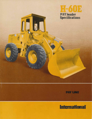 व्हील लोडर International Harvester H-60E
