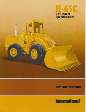 व्हील लोडर International Harvester H-65C