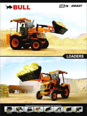 व्हील लोडर Bull HD76