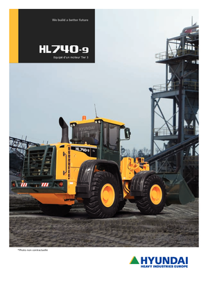 व्हील लोडर Hyundai HL 740-9