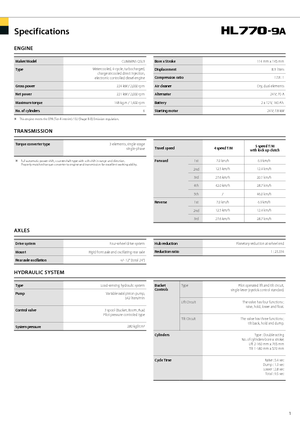 व्हील लोडर Hyundai HL 770-9 A